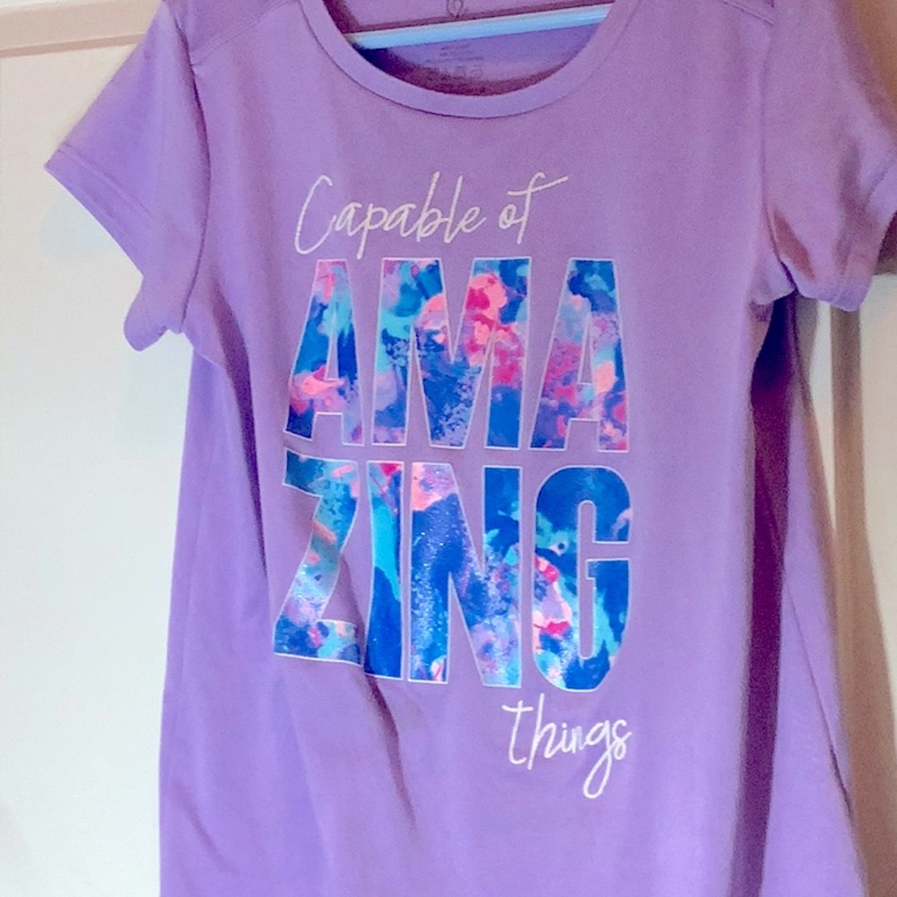 Girls athletic shirt.